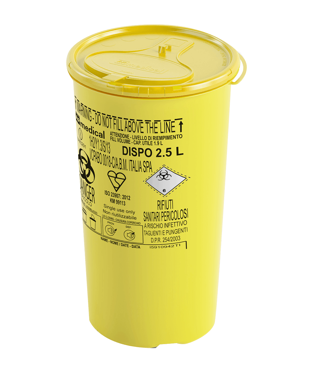 Disposable Sharps Container 2.5L Sharpsmart